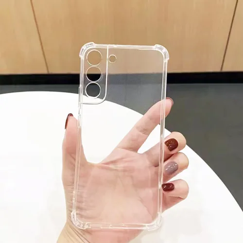 Miniatura 3 de para la caja del teléfono de la galaxia S22 de Samsung, transparente transparente silicona TPU caso de la contraportada
