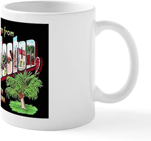Miniatura 12 de CafePress Taza de café de cerámica de 11 oz (11.0 fl oz) de la bandera de Carolina del Sur Taza con la bandera de Carolina del Sur