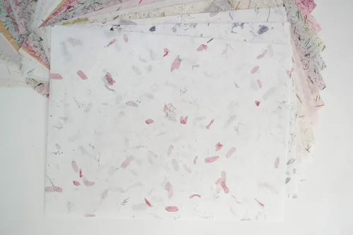 Miniatura 3 de 50 hojas de papel de morera finas de 8.5 x 11 pulgadas, hechas a mano, diseño de papel washi, arte artesanal, origami, proveedores de tarjetas