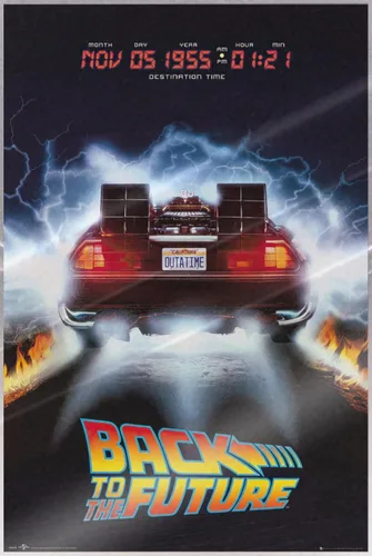 Miniatura 8 de STOP ONLINE - Póster de la película de Regreso al Futuro - DeLorean, Destino 05 de noviembre de 1955 (24 x 36 pulgadas), juego de póster y tira
