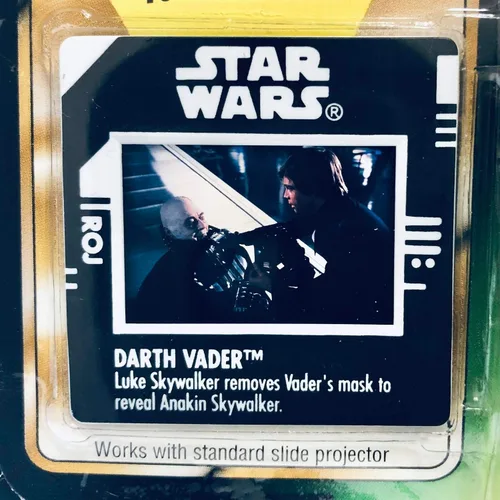 Miniatura 7 de Star Wars POTF2 Power of the Force Freeze Marco Darth Vader con casco extraíble y sable de luz