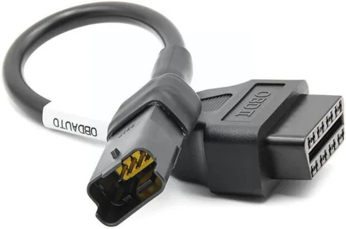 Miniatura 2 de 4 Pin a 16 Pin Cable adaptador OBD2 diagnóstico de fallas de motor y detector se adapta para la programación de ECU de motocicletas Ducati