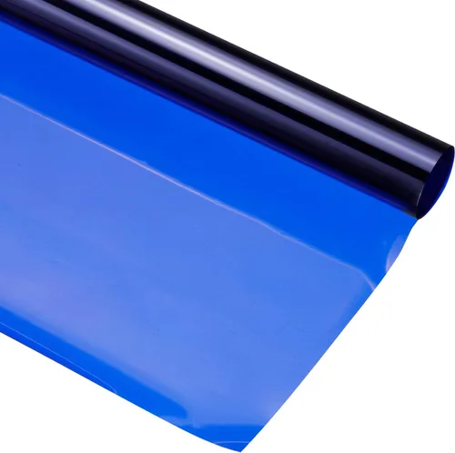 MECCANIXITY Filtro de gel de iluminación de 15.7 x 19.7 pulgadas, hoja de corrección de color azul 82B para estudio fotográfico, luz de cabeza roja,