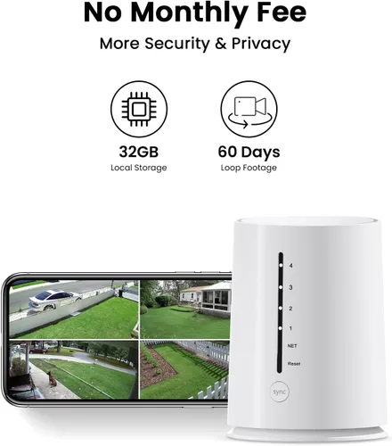 Miniatura 2 de Cámaras de seguridad ARCCTV inalámbricas para exterior, kit de 4 cámaras, sistema de cámara de seguridad solar inalámbrica de 4MP con panorámica