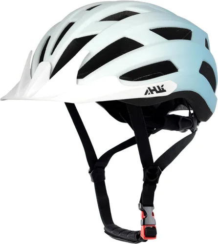Miniatura 13 de Casco de bicicleta de carretera para adultos jóvenes, casco de bicicleta de montaña ajustable para hombres y mujeres con visera desmontable, 2 Verde