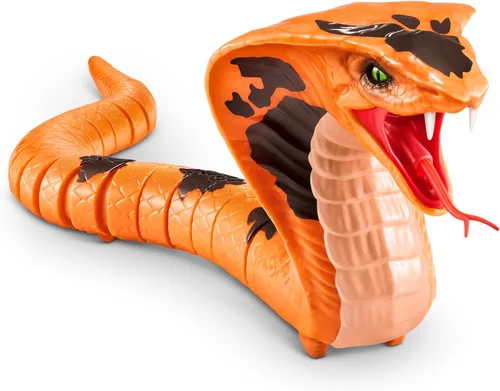 Miniatura 3 de Robo Alive King Cobra by ZURU, juguete robótico de serpiente móvil alimentado por batería, características realistas de serpiente, a partir de 3 años