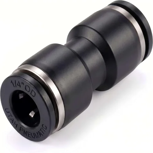 Miniatura 11 de Utah Pneumatic 1/2 Conexiones de empuje para conectar, codo de aire, línea de aire, unión de línea de aire, accesorios de conexión rápida, codo