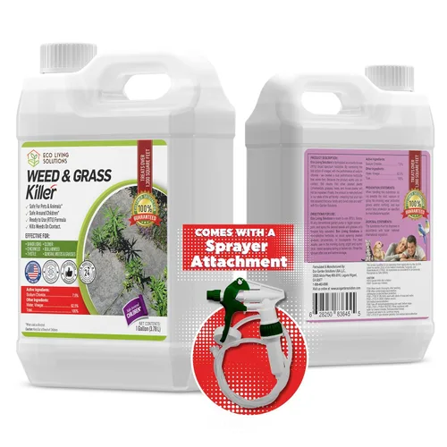 Miniatura 7 de ECO Garden PRO - Eliminador de malas hierbas de vinagre orgánico Seguro para niños y mascotas Mata trébol, musgo, hierba verde y hiedra venenosa