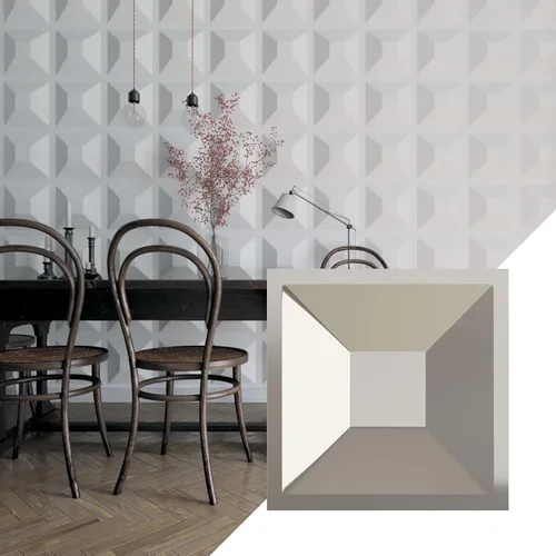 Miniatura 29 de Ekena Millwork 11 7/8 pulgadas de ancho x 11 7/8 pulgadas de alto, Diane EnduraWall Panel decorativo de pared 3D, rosa champán