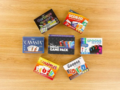 Miniatura 4 de Regal Games Conjunto de juegos de cartas divertidos para adultos – Canasta, Spoons and a Spork, Garbage Monsters, ScorZo, The Goodge Rules