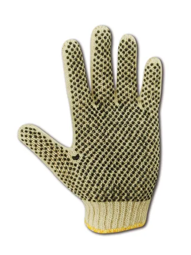 Miniatura 3 de MAGID 893CSP MultiMaster - Guantes de punto con puntos de plástico, talla S, color blanco (12 pares)