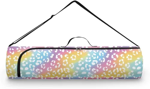 Miniatura 23 de Bolsa para esterilla de yoga para mujeres y hombres, con cremallera completa, bolsa de transporte para esterilla de yoga para clase de entrenamiento