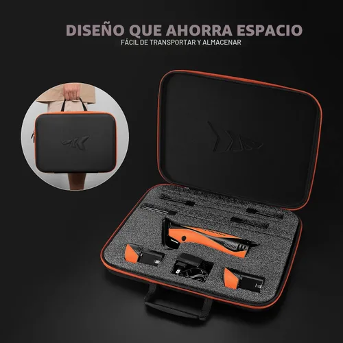 Miniatura 7 de Cuchillo de filete eléctrico KastKing Speed Demon Pro de iones de litio - Cuchillo de pesca recargable inalámbrico con 4 cuchillas, motor de alto