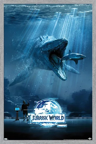 Miniatura 6 de Trends International Jurassic World - Póster de pared de agua, 14.725 x 22.375 pulgadas, versión premium sin marco