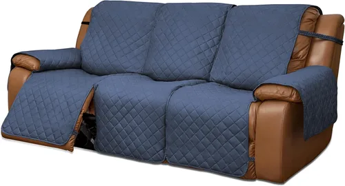 Miniatura 17 de Easy-Going Funda para Sillón Reclinable de Dos Plazas, Funda de Sofá Reversible para Sillón Reclinable Doble, Funda de Sofá Dividida para Cada