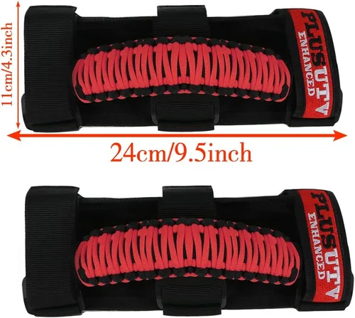 Miniatura 7 de Asas de agarre para barra antivuelco, correas triples para UTV, ATV, Polaris Ranger, RZR, XP900, 1000, Honda Pioneer Talon, Kawasaki, Wildcat Yamaha