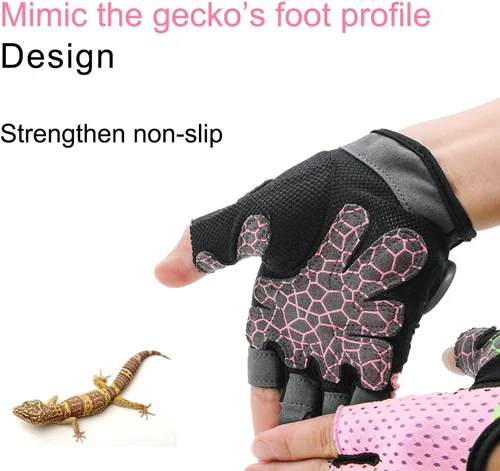 Miniatura 4 de Guantes de entrenamiento antideslizantes diseñados para hombres y mujeres, guantes de fitness, guantes de gimnasio, guantes de levantamiento