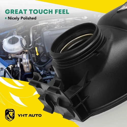 Miniatura 3 de YHTAUTO Depósito de expansión de depósito de desbordamiento de recuperación de refrigerante del motor sin tapa y sensor presurizados