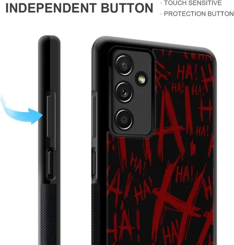 Miniatura 2 de Funda compatible con Samsung Galaxy A13, Joker Laughter - Funda protectora de goma de silicona suave antideslizante y a prueba de golpes para Joker
