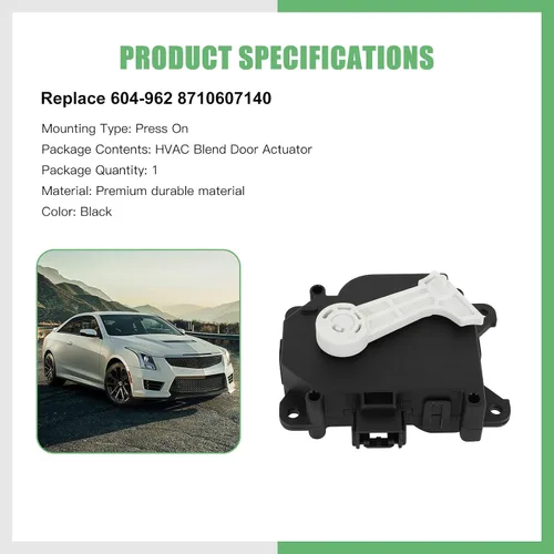 Miniatura 2 de SCITOO 604-962 Actuador de puerta mezcladora de calefacción y ventilación HVAC compatible con Lexus ES350 2016-2018, para Toyota Avalon 2005-2018