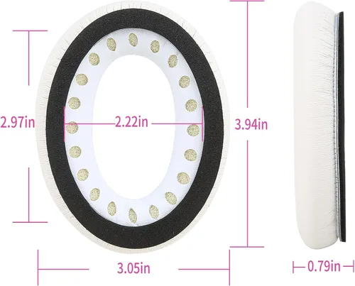 Miniatura 5 de Almohadillas para los oídos para Bose QuietComfort 45 QC45 QC35 ii QC35, cojines de cuero de piel de cordero para auriculares profesionales, QC45