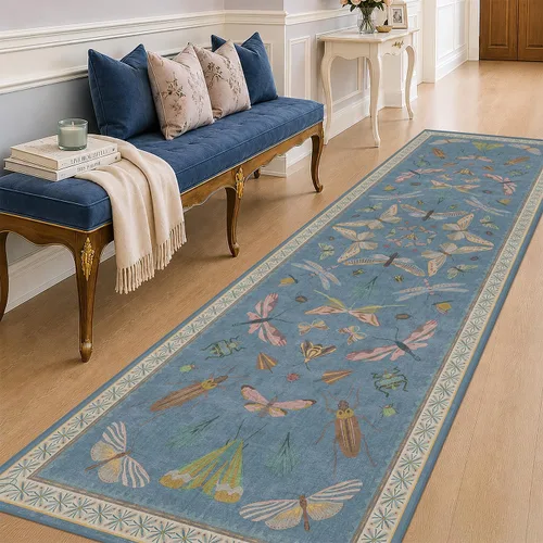 Miniatura 122 de Hazo Haus Alfombra de Baño Bohemia Lavable 2x3, Alfombras Pequeñas para Cocina, Tocador, Puerta Principal Entrada Interior, Antideslizante Pelo Bajo