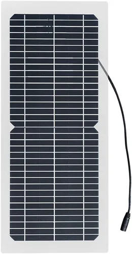 Miniatura 2 de XINPUGUNAG Kit de panel solar de 18 V 10 W, cargador de batería semi-flexible de célula monocristalina DIY módulo conector DC 12 V 5 V USB