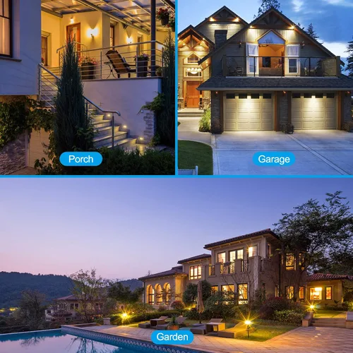Miniatura 8 de Qualilux Bombillas LED A19 del atardecer al amanecer 850 LM, equivalente a 60 W, luz diurna, 9.5 W de eficiencia energética, A19, base E26, paquete