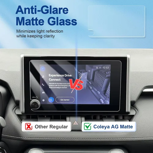Miniatura 3 de Protector de pantalla antirreflejos mate RAV4 2023-2025, para Toyota RAV4 (pantalla táctil de 8 pulgadas) (LE/SE/XLE/XLE Premium/Woodland), vidrio