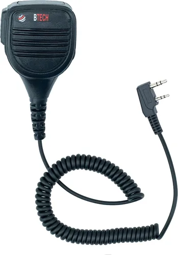 Miniatura 9 de BTECH QHM22 - Micrófono de altavoz IP54 resistente a la intemperie, micrófono de hombro de grado comercial premium para BAOFENG (UV-5R BF-F8HP)