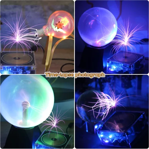Miniatura 12 de Joytech Bluetooth Music Tesla Coil Arco Plasma Bocina de transmisión inalámbrica Modelo de juguete de escritorio experimento SSTC SS02