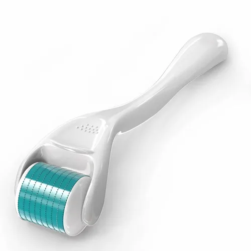 Miniatura 7 de Rodillo Derma Beard Roller Microneedling Dermaroller Facial Roller Microneedle Micro Aguja Rodillo 540 Titanio para Uso Doméstico