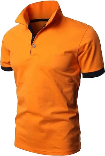 Camiseta deportiva de manga corta para hombre, estilo casual, para jugar al aire libre, golf, tenis, camiseta con cuello