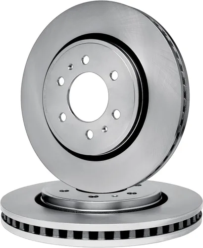 R1 Concepts Kit de rotor de freno delantero | Rotores de freno, disco de freno, compatible con Nissan Frontier 1998-2015, NP300