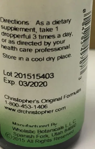 Miniatura 2 de Christopher's Original Formulas Echinacea+Goldenseal Extact 1 Onzas