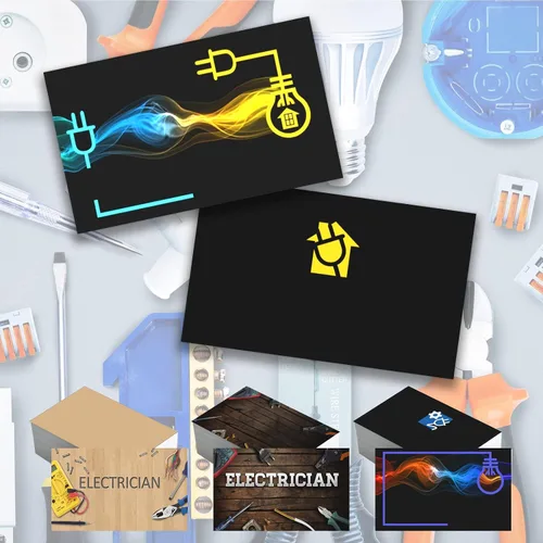 Miniatura 24 de Tarjetas de visita personalizadas de doble cara Papel mate profesional de 300 GSM para pequeñas empresas 3.5 x 2 pulgadas Hair Salon
