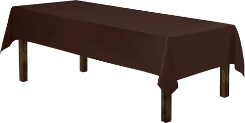 Miniatura 31 de Gee Di Moda - Mantel rectangular de 60 x 84 pulgadas – Mantel rectangular de poliéster lavable para mesa de 5 pies
