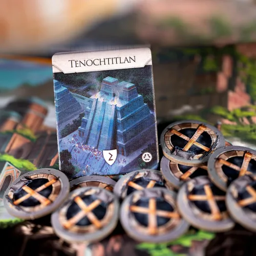 Miniatura 5 de Expansión Monumental Lost Kingdoms: juego de mesa de civilización y construcción de mazos, añade un quinto jugador, mayores de 10 años, 1-5