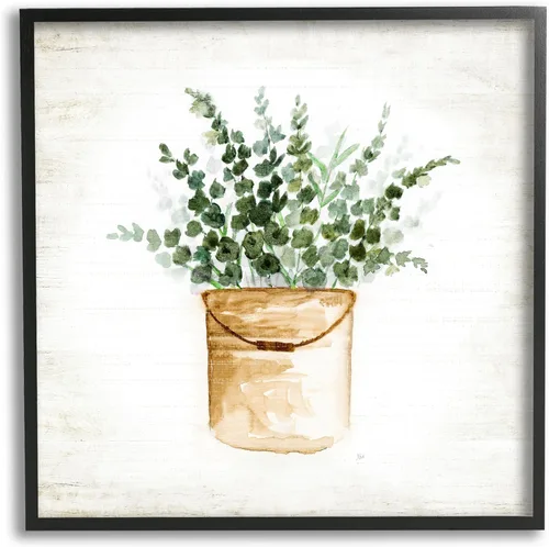 Miniatura 21 de Stupell Industries 'Country Jug Varied Flower Arrangement', Framed Giclee Art, White, 17 x 17 Inches, Easy to Hang and Sturdy, Made in USA, by Carol