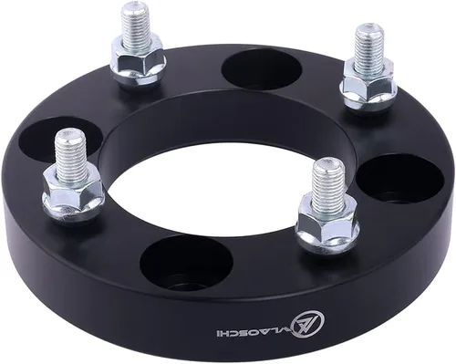 Miniatura 7 de Adaptadores de rueda forjadas en negro 4x110 a 4x137 para ATV de 1 pulgada con pernos 10x1.25 compatibles con Honda Suzuki-Yamaha-Kawasaki de 4 lugs