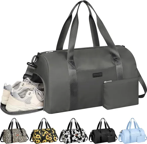 Bolsa de gimnasio impermeable para mujer, bolsa de lona deportiva, bolsa grande de fin de semana para mujer, bonita bolsa de gimnasio para niñas,