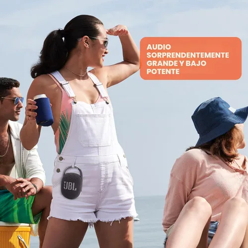 Miniatura 4 de JBL Clip 4: Altavoz portátil con Bluetooth, batería incorporada, característica impermeable y a prueba de polvo Rojo