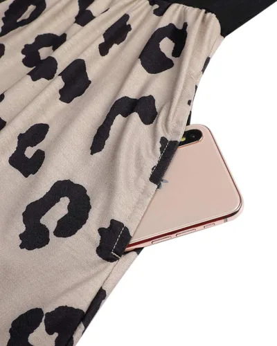 Miniatura 5 de STYLEWORD - Vestido informal de verano para mujer, diseño acampanado, con vuelo y floral, con cuello en V, tirantes delgados y bolsillos, unicolor