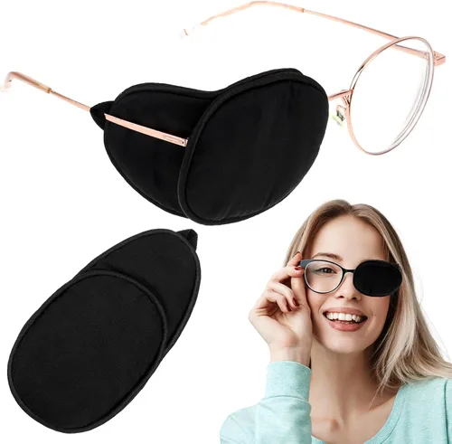 2 parches oculares para adultos y niños, parche médico suave para tratar ojos perezosos, ambliopía, estrabismo después de cirugía para ojos