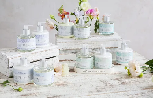 Miniatura 7 de Pre de Provence Collection Loción de manos emoliente suave y sedosa enriquecida con manteca de karité, sal marina, 11 onzas líquidas
