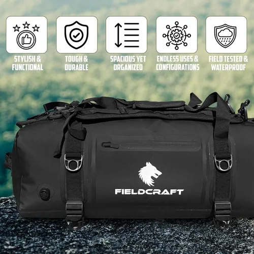 Miniatura 4 de Bolsa de lona impermeable SEA WOLF, Negro -, Bolsa de lona impermeable