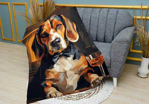 Miniatura 6 de Beaglier - Manta de poliéster de regalo para perro, manta pequeña de 30 x 40 pulgadas