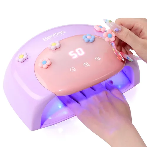 Miniatura 11 de Beetles - Lámpara de uñas UV – Lámpara LED de uñas con 3 temporizadores de 30/60/120 segundos, luz UV para uñas de gel, secador de uñas con sensor