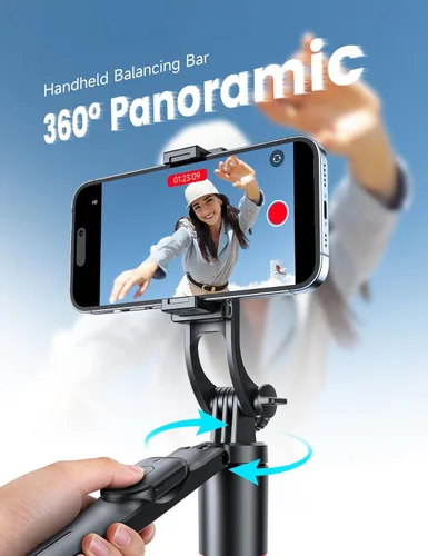 Miniatura 3 de Trípode para selfie stick de 67 pulgadas con luz, soporte de teléfono básico para iPhone y Samsung, trípode extensible todo en uno con control