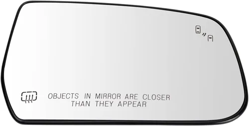 Miniatura 15 de TRQ Cristal de espejo izquierdo compatible con Chevrolet Silverado 1500 GMC Sierra 1500 2019-2021